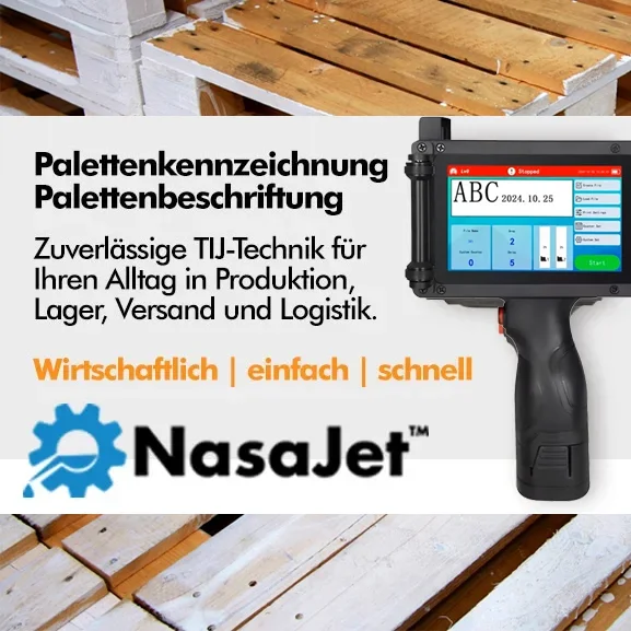 Palettenkennzeichnung / Palettenbeschriftung