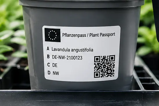 Pflanzenpass Druck
